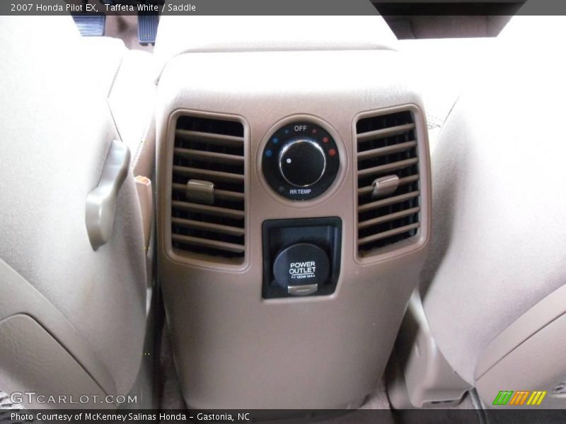 Taffeta White / Saddle 2007 Honda Pilot EX