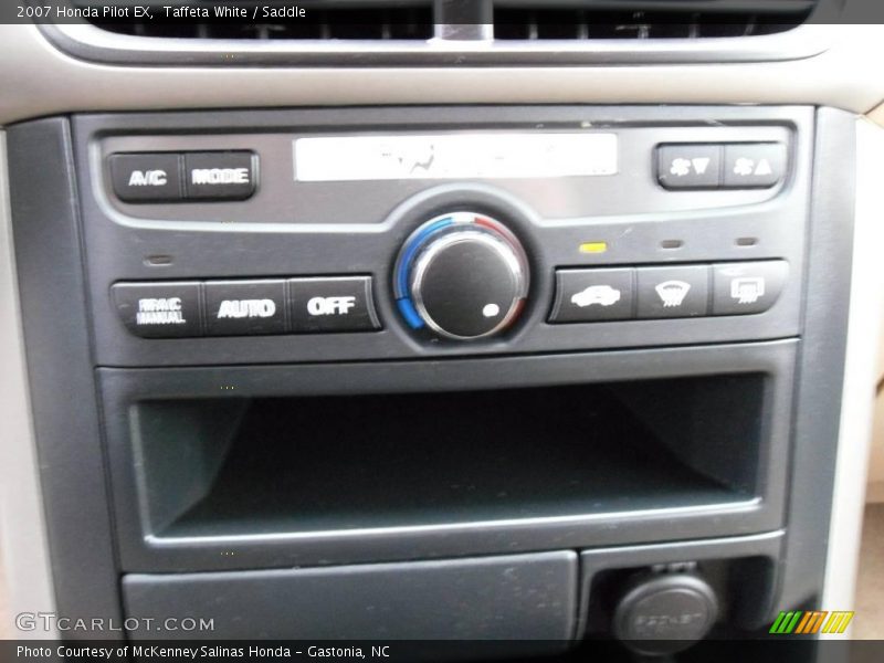 Taffeta White / Saddle 2007 Honda Pilot EX