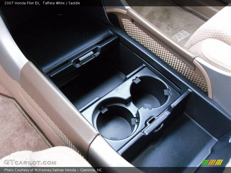 Taffeta White / Saddle 2007 Honda Pilot EX
