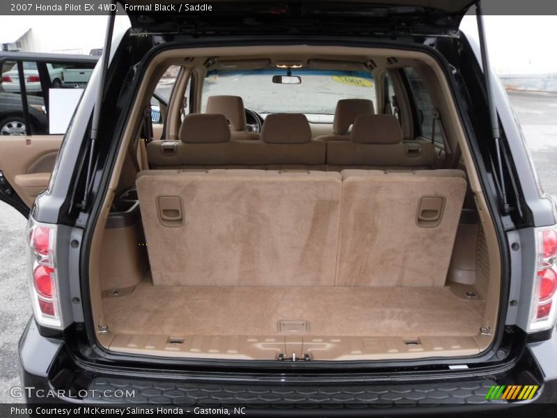 Formal Black / Saddle 2007 Honda Pilot EX 4WD