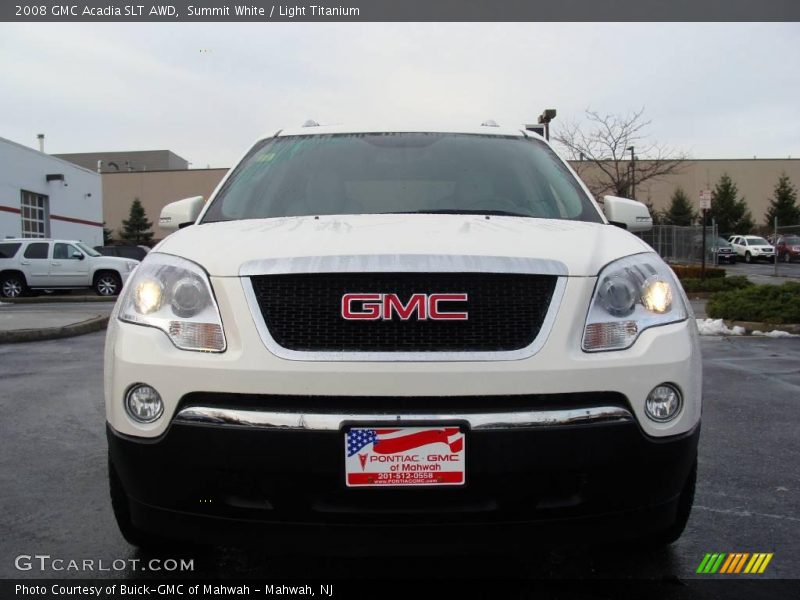 Summit White / Light Titanium 2008 GMC Acadia SLT AWD