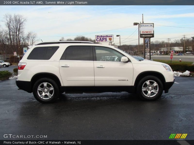 Summit White / Light Titanium 2008 GMC Acadia SLT AWD
