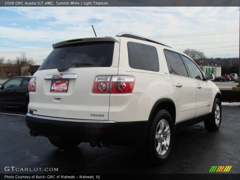 Summit White / Light Titanium 2008 GMC Acadia SLT AWD