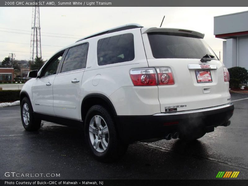 Summit White / Light Titanium 2008 GMC Acadia SLT AWD
