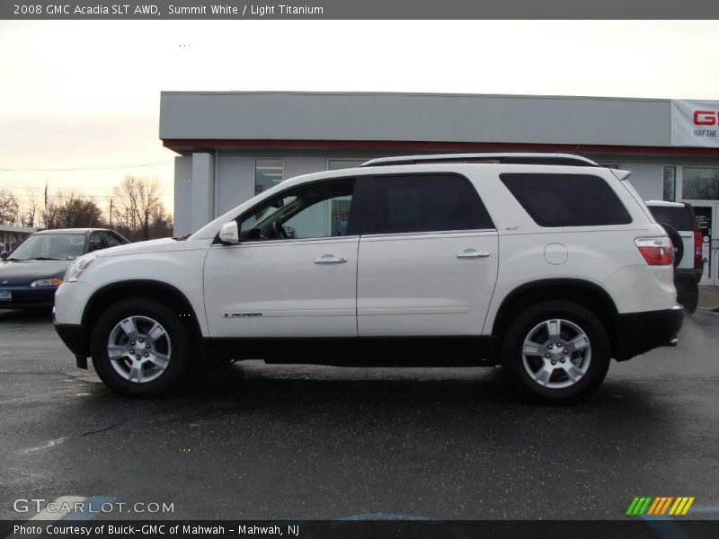 Summit White / Light Titanium 2008 GMC Acadia SLT AWD
