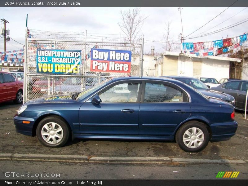 Ardor Blue / Beige 2004 Hyundai Sonata