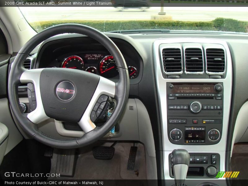 Summit White / Light Titanium 2008 GMC Acadia SLT AWD