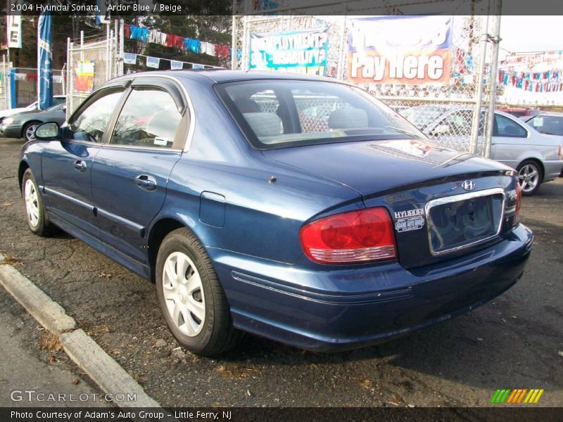 Ardor Blue / Beige 2004 Hyundai Sonata