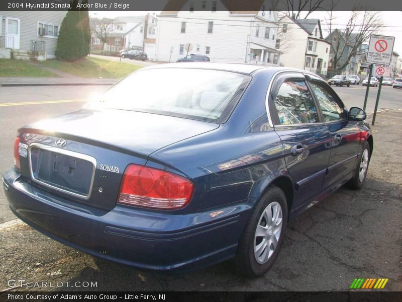 Ardor Blue / Beige 2004 Hyundai Sonata