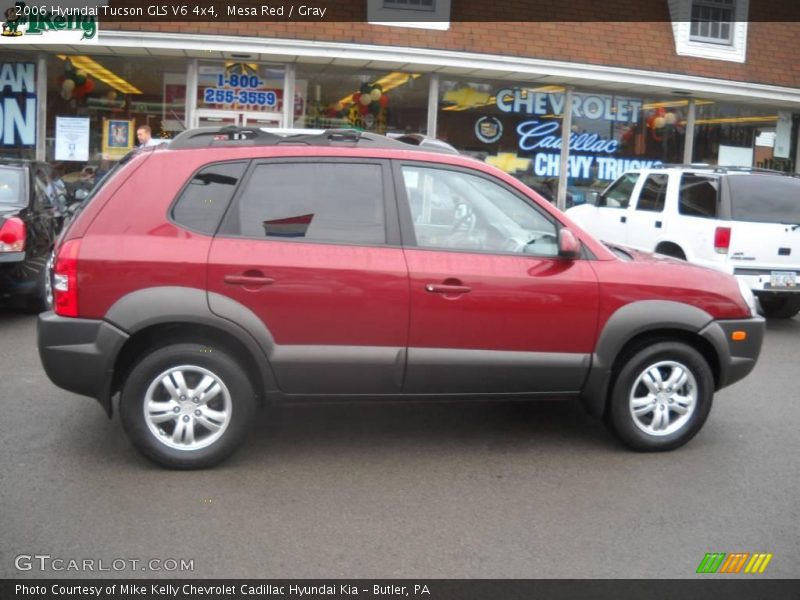 Mesa Red / Gray 2006 Hyundai Tucson GLS V6 4x4