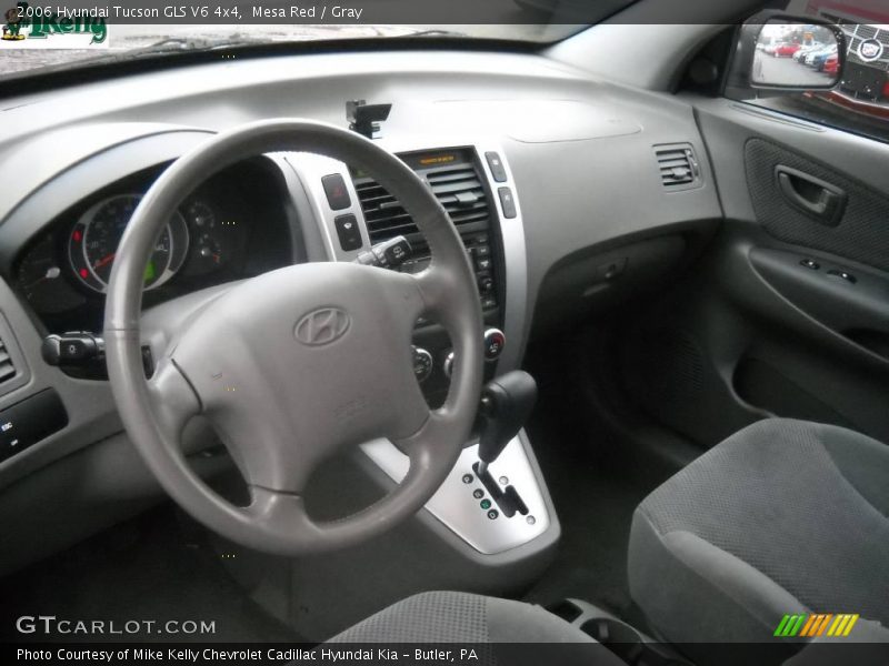 Mesa Red / Gray 2006 Hyundai Tucson GLS V6 4x4