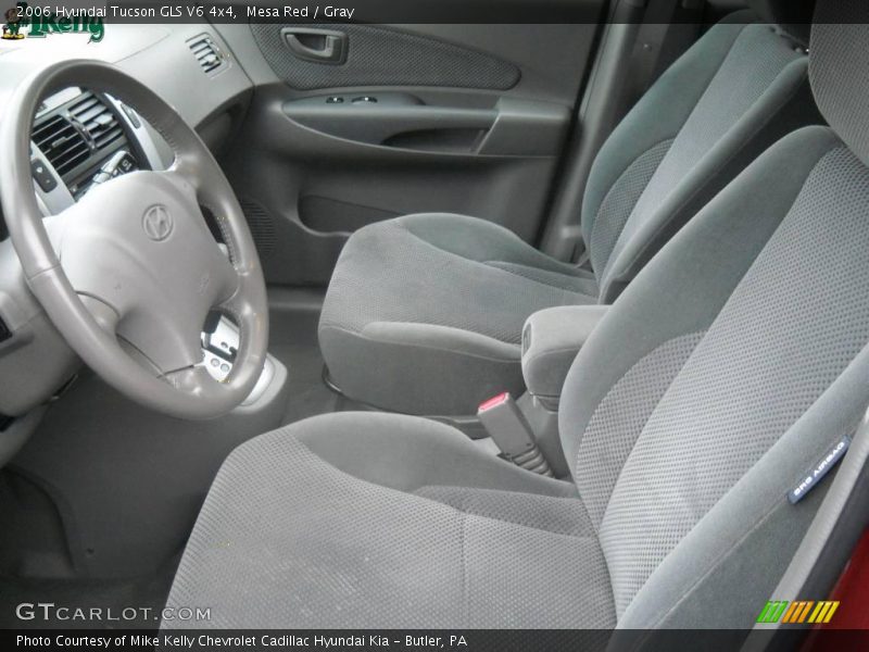 Mesa Red / Gray 2006 Hyundai Tucson GLS V6 4x4