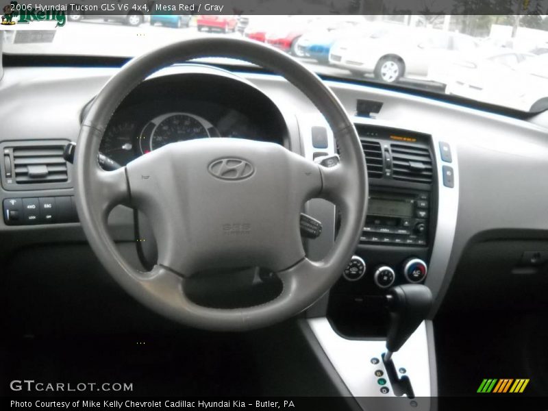 Mesa Red / Gray 2006 Hyundai Tucson GLS V6 4x4