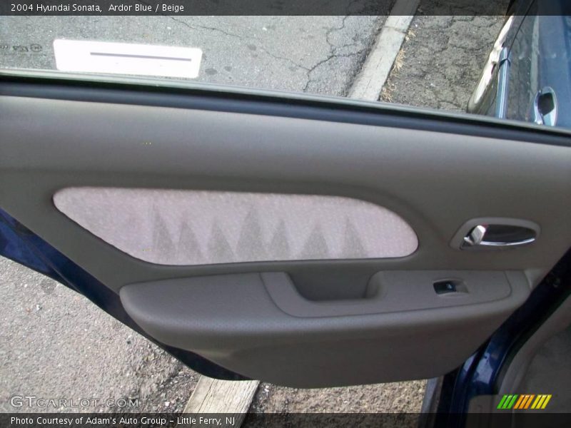 Ardor Blue / Beige 2004 Hyundai Sonata