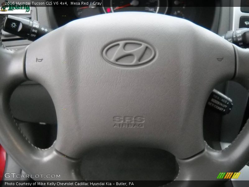 Mesa Red / Gray 2006 Hyundai Tucson GLS V6 4x4