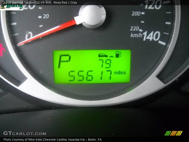 Mesa Red / Gray 2006 Hyundai Tucson GLS V6 4x4