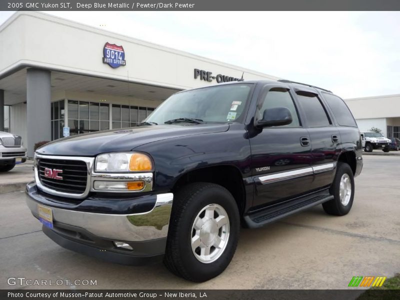 Deep Blue Metallic / Pewter/Dark Pewter 2005 GMC Yukon SLT