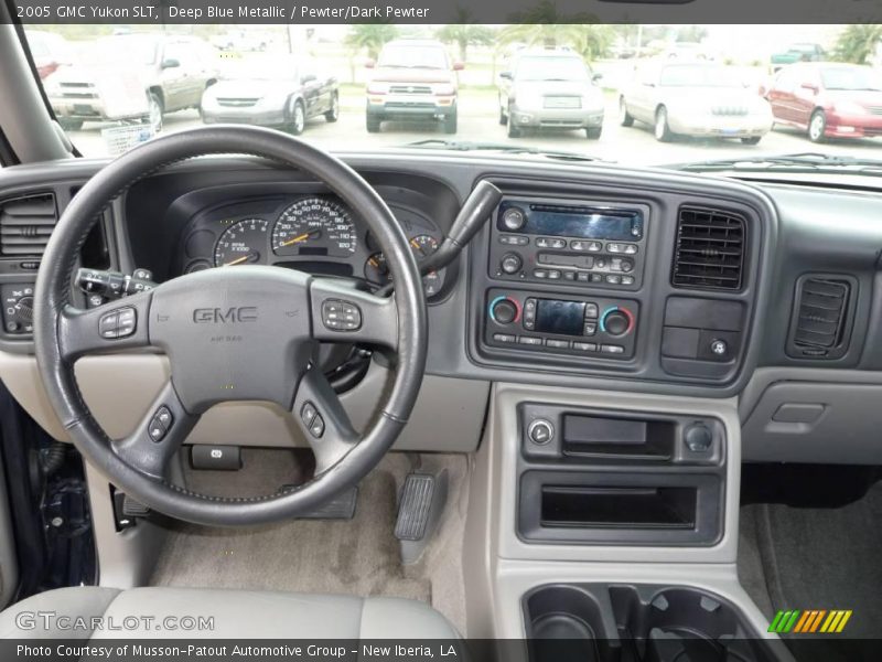 Deep Blue Metallic / Pewter/Dark Pewter 2005 GMC Yukon SLT