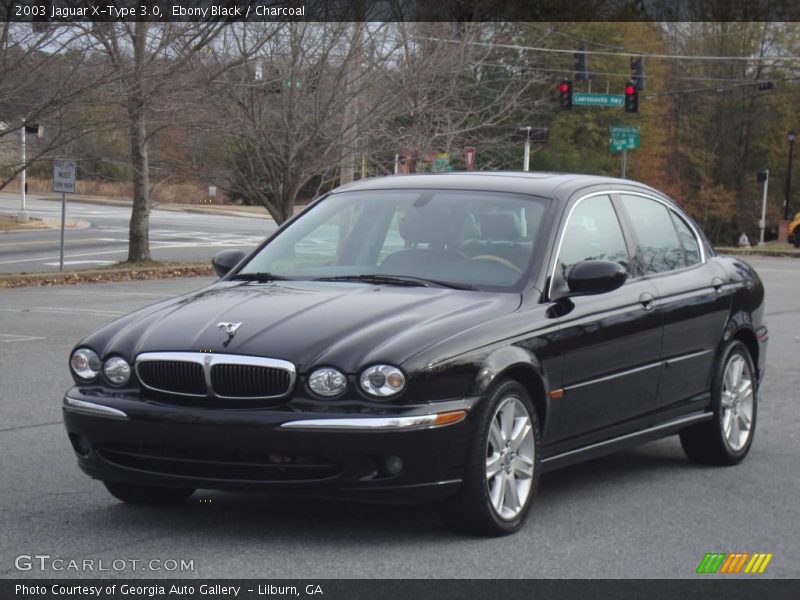 Ebony Black / Charcoal 2003 Jaguar X-Type 3.0