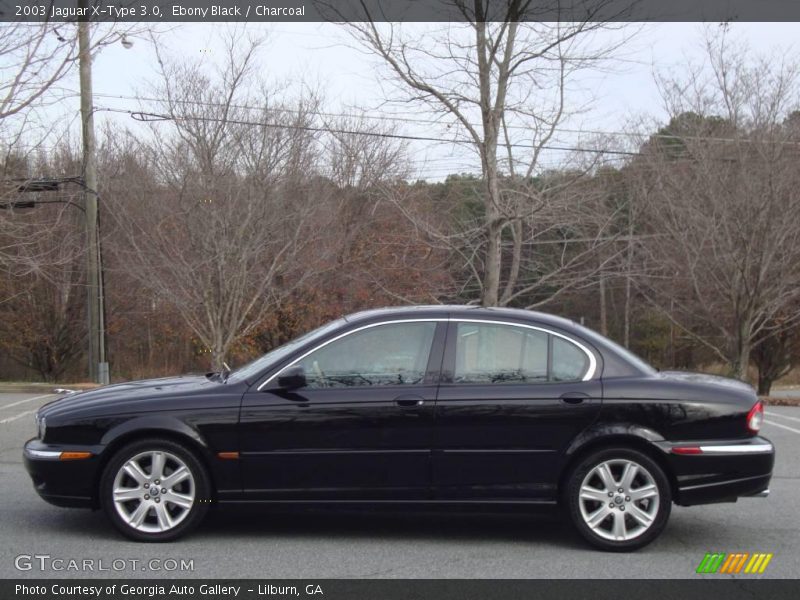 Ebony Black / Charcoal 2003 Jaguar X-Type 3.0