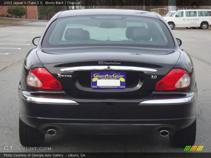 Ebony Black / Charcoal 2003 Jaguar X-Type 3.0