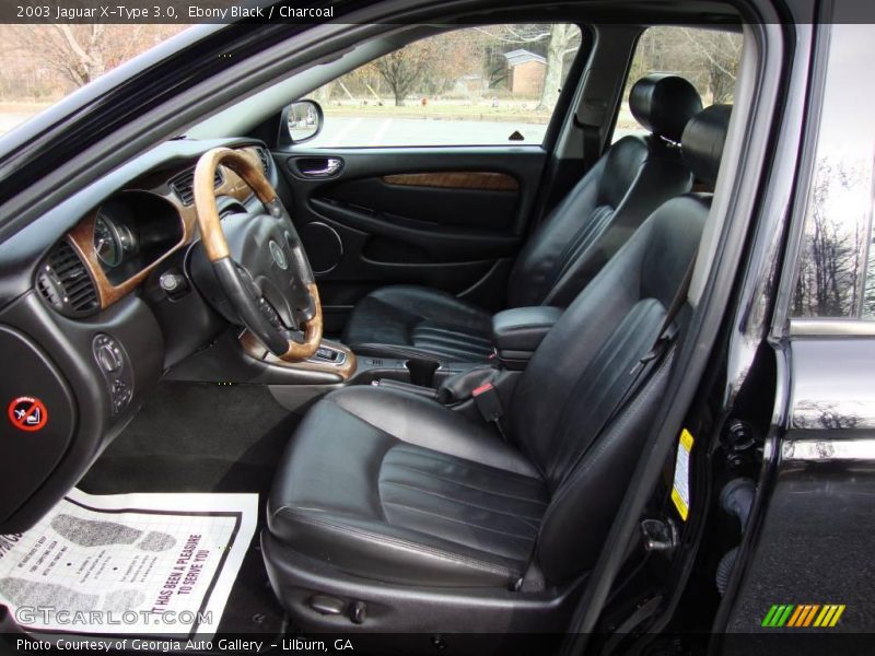 Ebony Black / Charcoal 2003 Jaguar X-Type 3.0