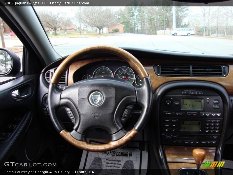 Ebony Black / Charcoal 2003 Jaguar X-Type 3.0