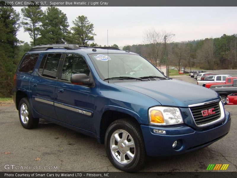 Superior Blue Metallic / Light Gray 2005 GMC Envoy XL SLT
