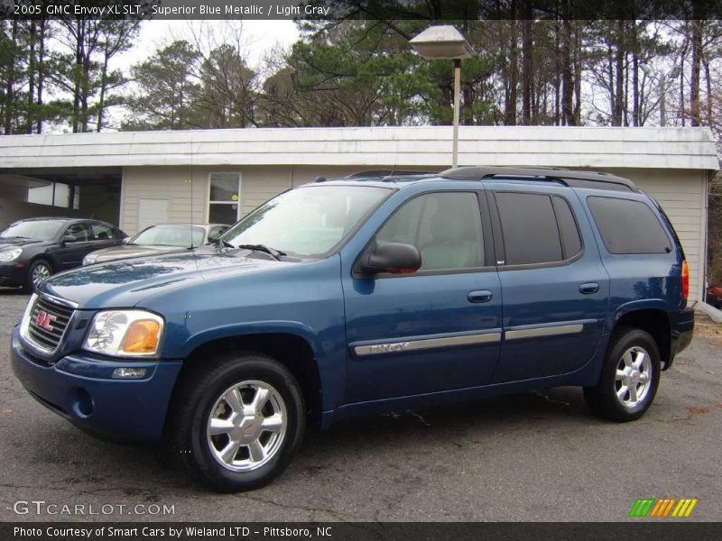 Superior Blue Metallic / Light Gray 2005 GMC Envoy XL SLT