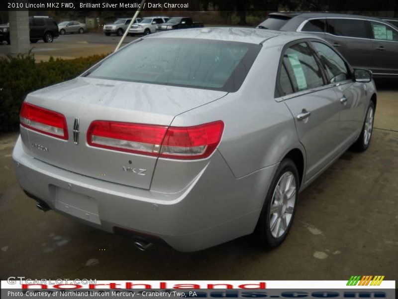 Brilliant Silver Metallic / Dark Charcoal 2010 Lincoln MKZ FWD