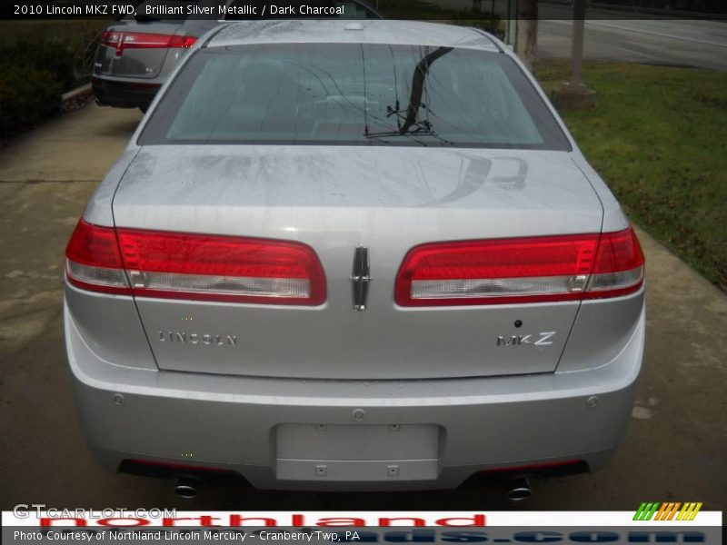 Brilliant Silver Metallic / Dark Charcoal 2010 Lincoln MKZ FWD