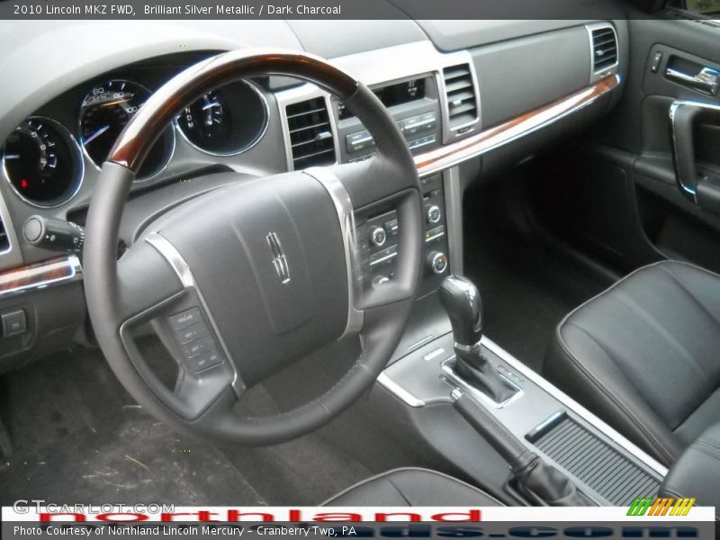 Brilliant Silver Metallic / Dark Charcoal 2010 Lincoln MKZ FWD