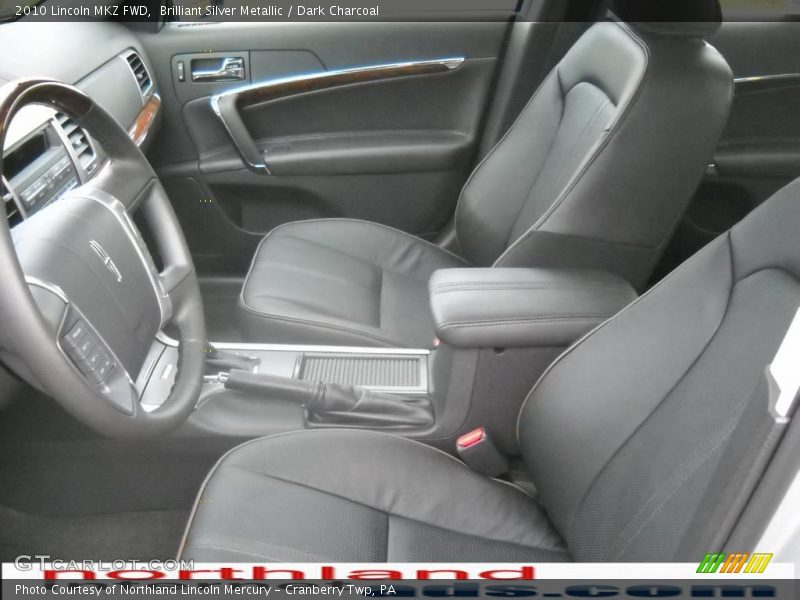 Brilliant Silver Metallic / Dark Charcoal 2010 Lincoln MKZ FWD