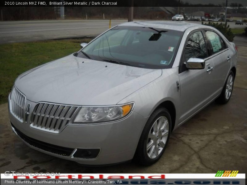 Brilliant Silver Metallic / Dark Charcoal 2010 Lincoln MKZ FWD