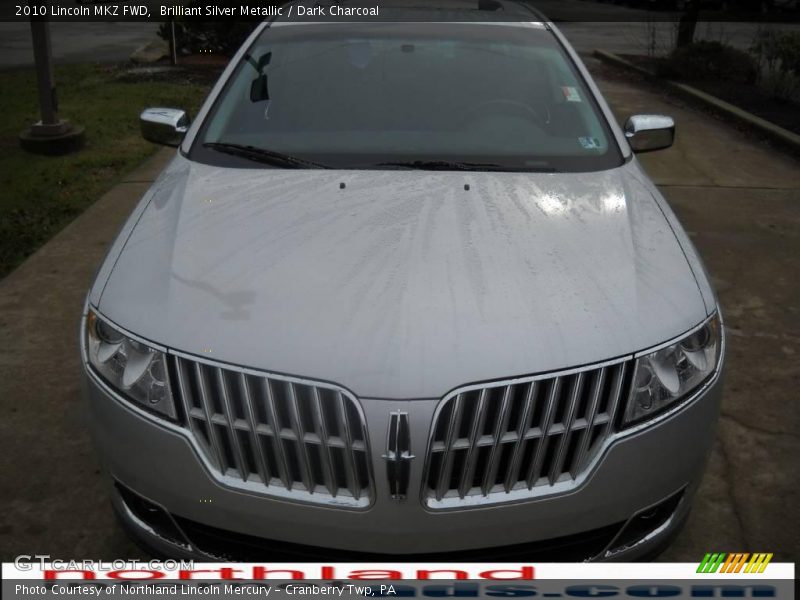 Brilliant Silver Metallic / Dark Charcoal 2010 Lincoln MKZ FWD