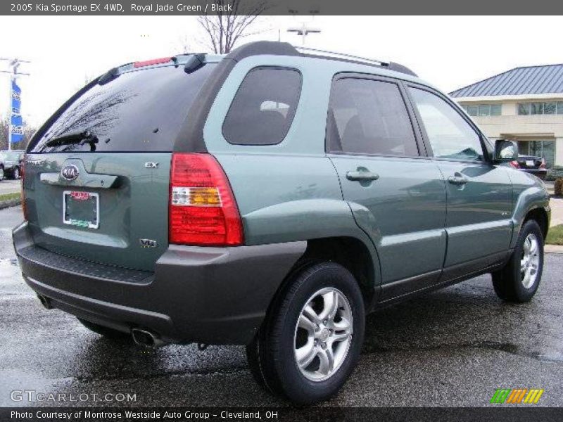 Royal Jade Green / Black 2005 Kia Sportage EX 4WD