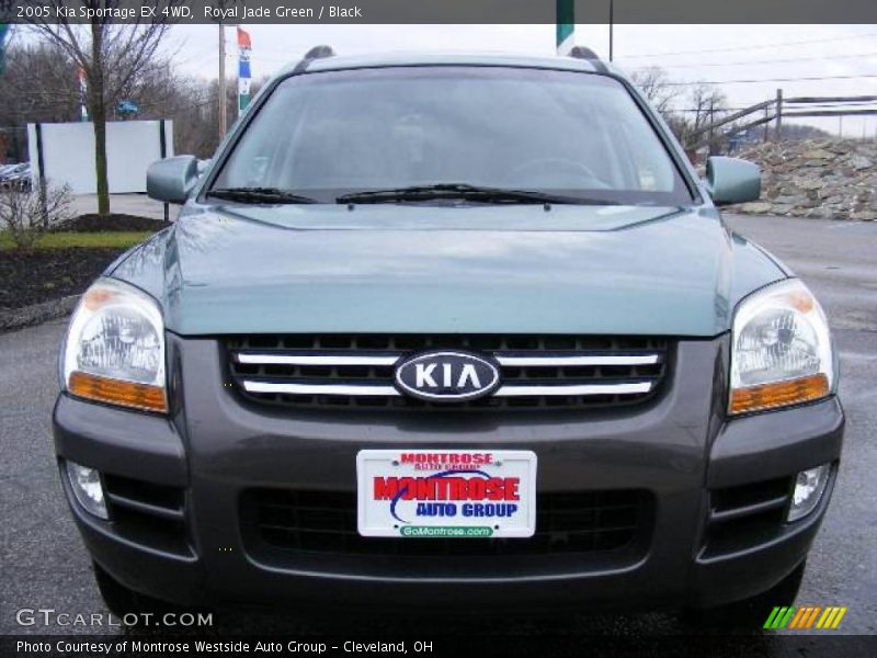 Royal Jade Green / Black 2005 Kia Sportage EX 4WD