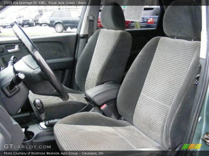 Royal Jade Green / Black 2005 Kia Sportage EX 4WD
