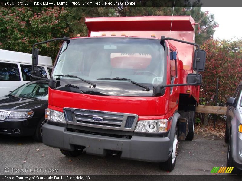 Bright Red / Medium Graphite 2006 Ford LCF Truck LCF-45 Dump Truck