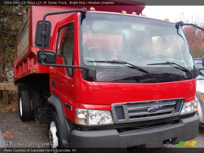 Bright Red / Medium Graphite 2006 Ford LCF Truck LCF-45 Dump Truck