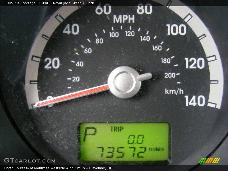 Royal Jade Green / Black 2005 Kia Sportage EX 4WD