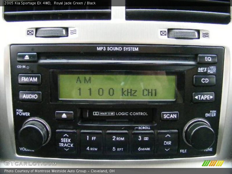 Royal Jade Green / Black 2005 Kia Sportage EX 4WD