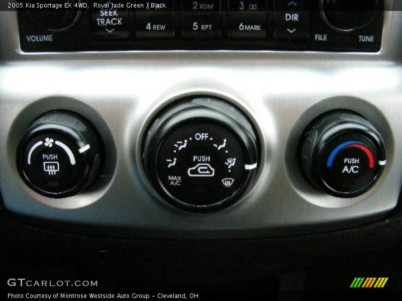 Royal Jade Green / Black 2005 Kia Sportage EX 4WD
