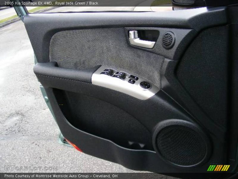 Royal Jade Green / Black 2005 Kia Sportage EX 4WD