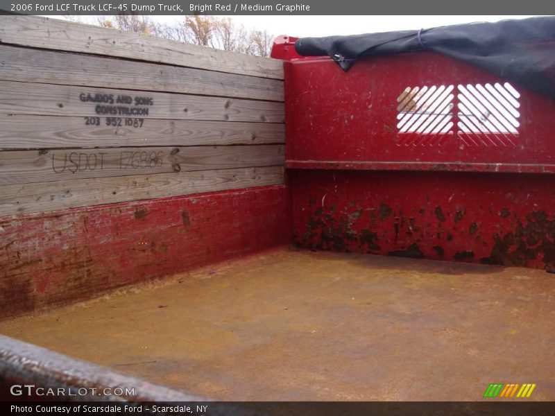 Bright Red / Medium Graphite 2006 Ford LCF Truck LCF-45 Dump Truck