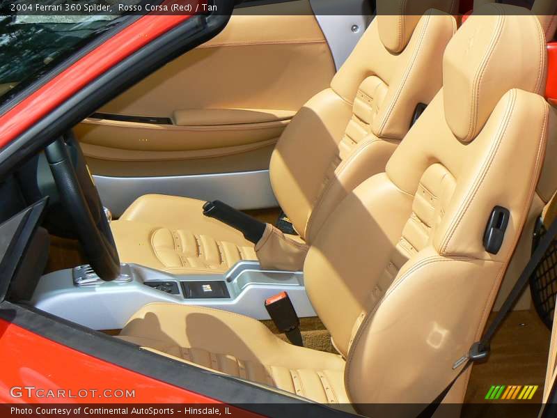 Rosso Corsa (Red) / Tan 2004 Ferrari 360 Spider