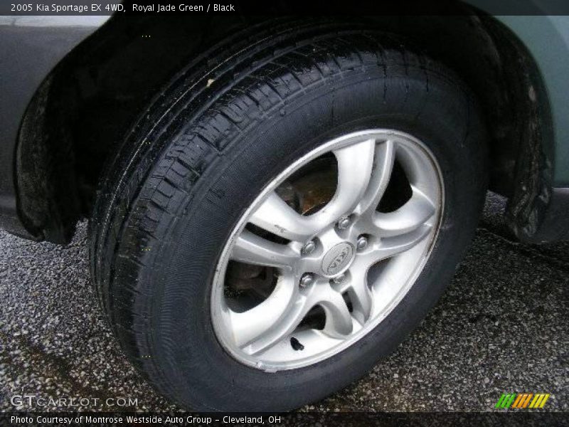 Royal Jade Green / Black 2005 Kia Sportage EX 4WD