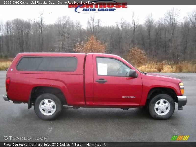 Cherry Red Metallic / Pewter 2005 GMC Canyon SLE Regular Cab