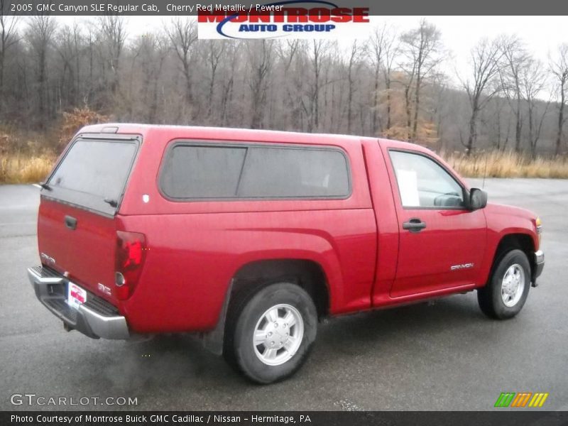 Cherry Red Metallic / Pewter 2005 GMC Canyon SLE Regular Cab