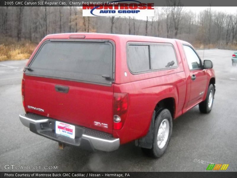 Cherry Red Metallic / Pewter 2005 GMC Canyon SLE Regular Cab